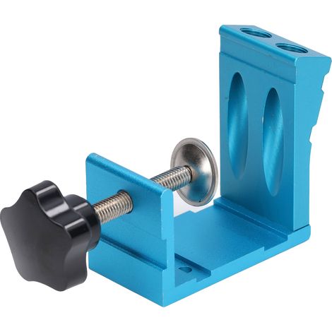 Gabarit de perçage oblique en alliage d'aluminium, kit d'outils de positionnement pour le travail du bois (1/5)