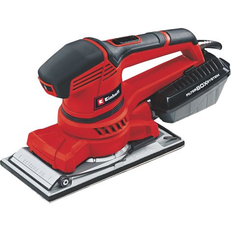 Einhell Schwingschleifer TE-OS 2520 E (250 W, 115x230 mm, Drehzahlanpassung, Absaugadapter, Klett-Schleifpapier P120, Koffer) (1/5)