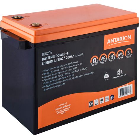 Lithium-Batterie 210 Ah Power + Antarion Bluetooth - Antarion