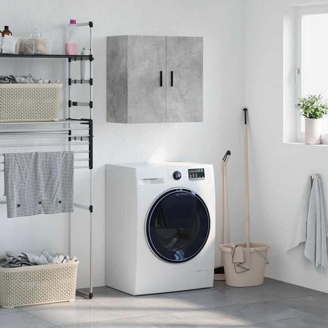 vidaXL Wall Cabinet Concrete Grey 60x31x60 cm Engineered Wood (1/5)