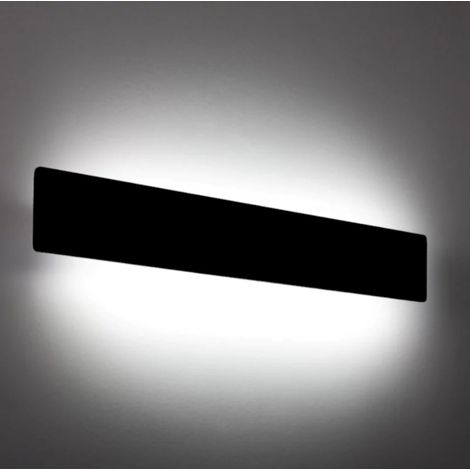 Ideal Lux applique moderna Zig Zag 1 luce LED integrato nero metallo (1/4)