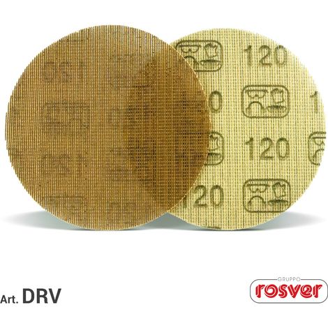 Disco rete a strappo abrasivo - D.150mm grana 80 - Rosver - DRV15080 - Conf.50pz