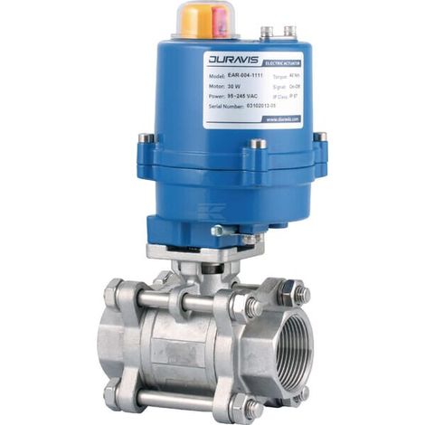 Rubinetto a sfera 3/4" elett. DURAVIS BLV020SSACT (1/2)