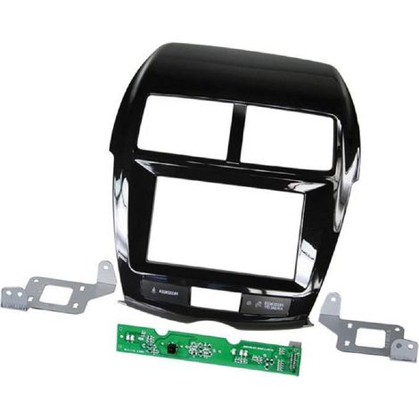 Kit 2DIN Autoradio compatible avec CITROEN C4 AIRCROSS type B ap12 - NOIR LAQUE