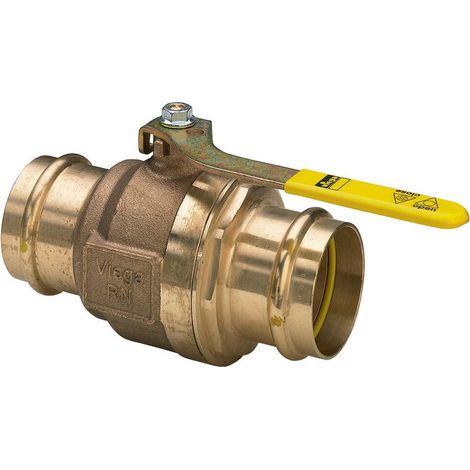 Viega Gaskugelhahn mit SC Profipress G 2670 in 42mm Rotguss (1/2)