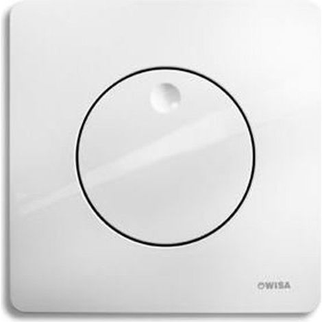 Wisa Gaia Plaque de commande avec interrupteur Blanc (1/4)