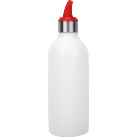 Bouteille de Sauce 450ml pour Confiture, Vinaigrette et Assaisonnement (Rouge) (1/5)