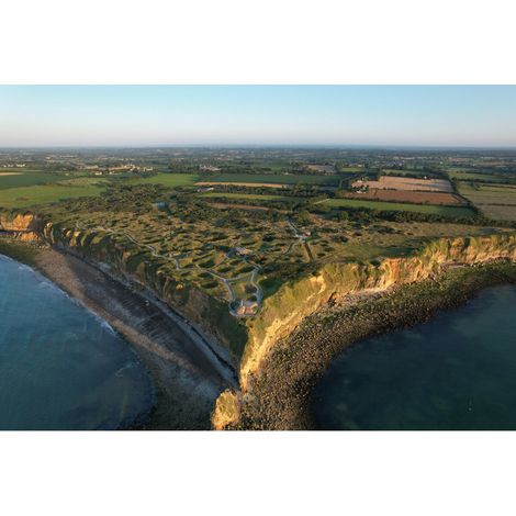 Tableau sur toile pointe du Hoc 65x97 cm - Impression sur Toile Murale Décorative - Image imprimée en HD sur Toile - Toile sur Châssis en Bois FSC - Fabriqué en France (1/4)