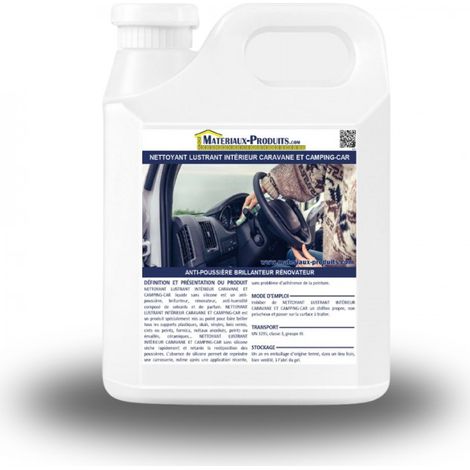 Nettoyant lustrant interieur caravane et camping-car - 220 L Jaune clair - MATPRO (1/4)