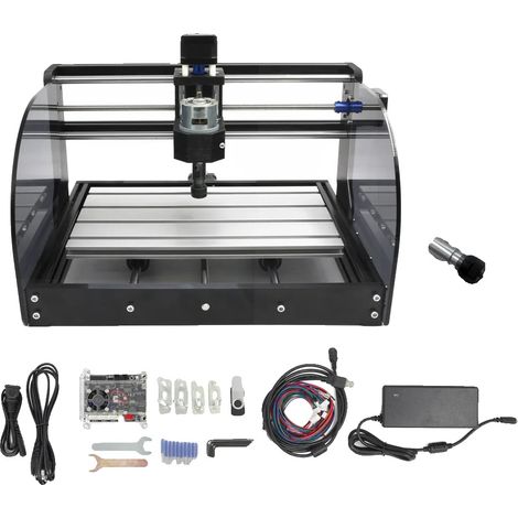 Machine de gravure CNC, Contrôle hors ligne, Haute stabilité, 3018 pro max, Avec laser de 20W (1/2)
