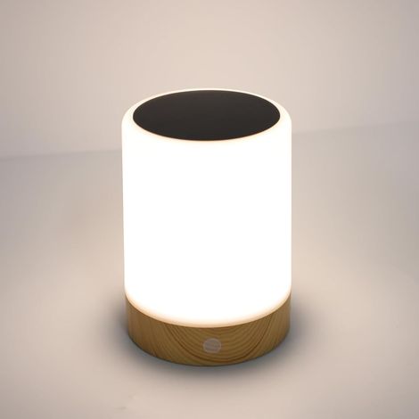 Bewinner Lampe de Table Solaire à Grain Bois Efficace pour la (1/5)