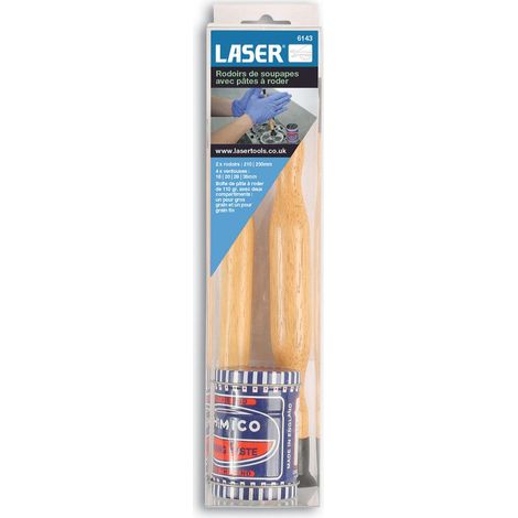 Kit pasta di ancoraggio con grani grossi e fini + attrezzi per valvole - laser