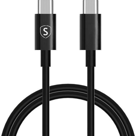 Sign schnellladekabel usb c auf usb c 60 w 3 a pd 1 m - schwarz
