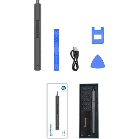 Mini tournevis électrique, kit de tournevis électrique 28 en 1, tournevis de précision électrique magnétique (1/5)