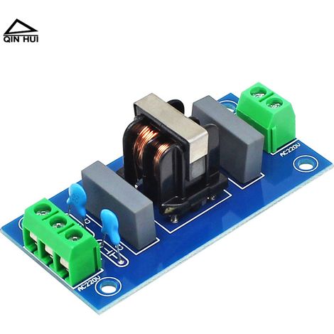 Filtre anti-interférences électromagnétiques (EMI) pour alimentation électrique, outil d'amélioration du son, prise de filtre, module de filtre EMI pour enceinte acoustique