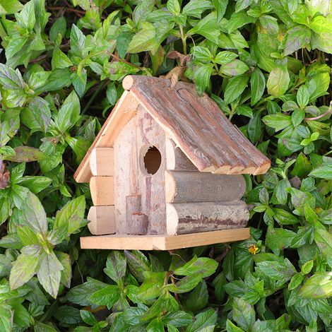 Vogelnest aus Holz – Gartendekoration im natürlichen Stil für drinnen (1/5)