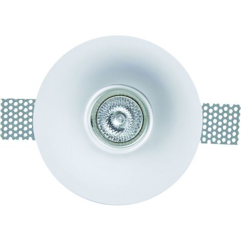 Douille De Spot Encastrée Fixe En Plâtre Pour Lampes Led Rondes 11,5