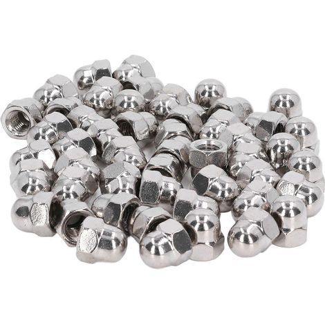 Kit de 50 écrous borgnes en acier inoxydable 304, accessoires de fixation pour la maintenance et la réparation M10 (1/5)