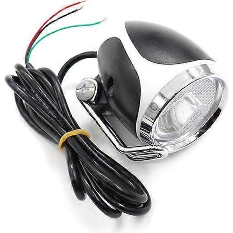 Faro a LED 12-80V per bici elettriche con clacson, compatibile con scooter e bici elettriche. Accessorio (1/2)