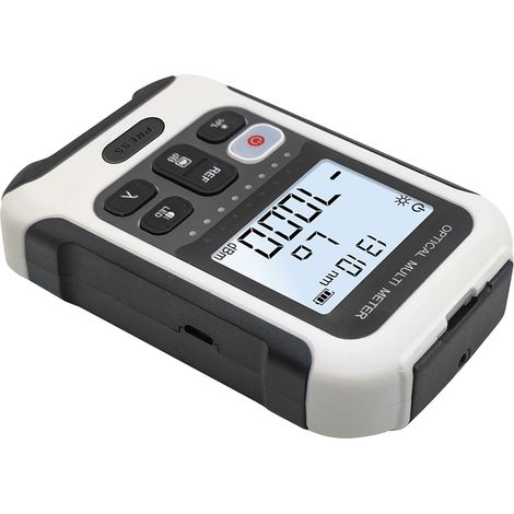 Testeur de Fibre Optique Portable 4 en 1 Rechargeable -70 à +10dBm pour Réseaux et Télécoms