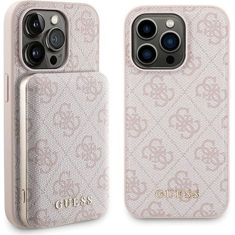 Coque Guess MagSafe rose pour iPhone 15 Pro Max (1/5)