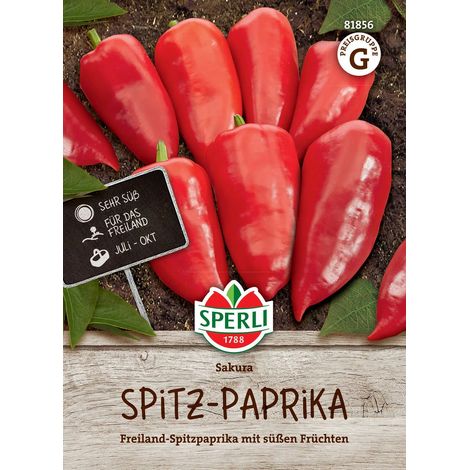 Sperli Spitzpaprika Sakura - Gemüsesamen (1/2)