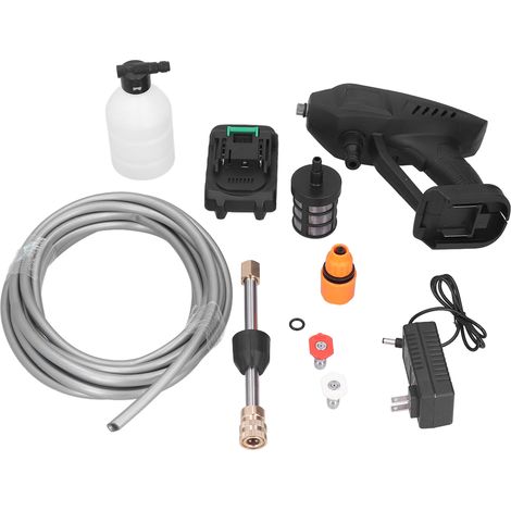 Nettoyeur haute pression portable, machine de lavage voiture puissance le nettoyage et prise