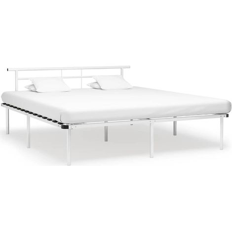 Maison Exclusive - Giroletto Bianco in Metallo 200x200 cm (1/5)