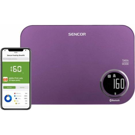 Sencor SKS 7073VT Bilancia da Cucina Elettronica 5 kg