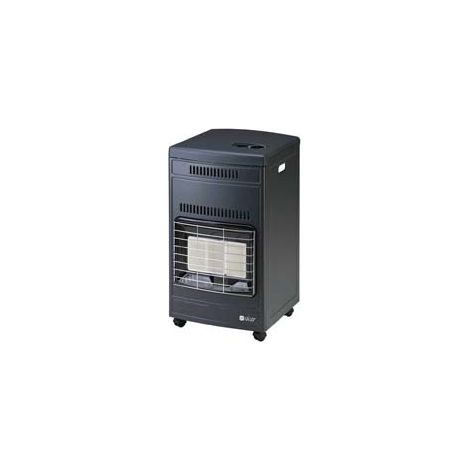 Stufa Infrarossi a Gas GPL Ventilata 4200 W Grigia Misure 40,5 CMX44,5X77H