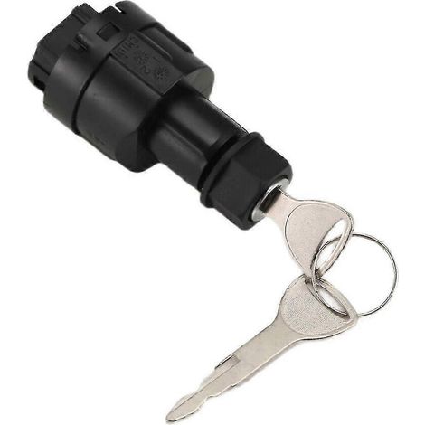 57590-23333-71 Interruptor de encendido con 2 llaves para montacargas Toyota, cilindro de cerradura de interruptor de encendido de 4 pines