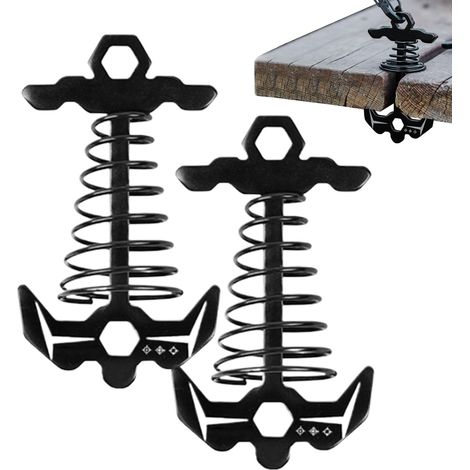windfest aus Aluminum Zeltseilspanner für Camping Picknick