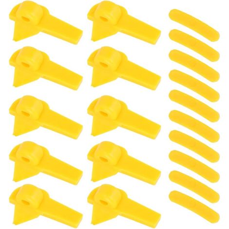 Tête de démontage de Pneu, 20 pièces de Montage de changeur de Pneu de Pneu Insert en Plastique Protection de Machine de Pneu Protecteur de Bord de Jante de Roue pour tête de Canard H324 (1/5)