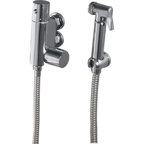 Thermostatic Shower Bidet Toilet Set Daily Personal Hygiene Brass Valves Chrome Plated (1/5)