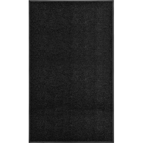 Felpudo lavable negro 90x150 cm DEC023177 (1/5)