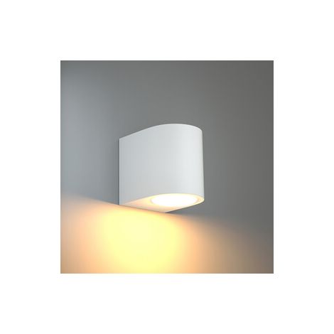 APPLIQUE DRAPION  9X8X7CM BIANCO GU10 1X5W MAX