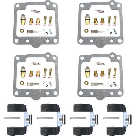 Vergaser Reparatursatz für GSX1100 1980-1983 1100cc Schwimmer  für Reihenvierzylinder GSX1100E GSX 1981 1982 Reparatur Teile Motorrad Vergaser Überholung Ersatz Nadelventil Dichtung (1/3)