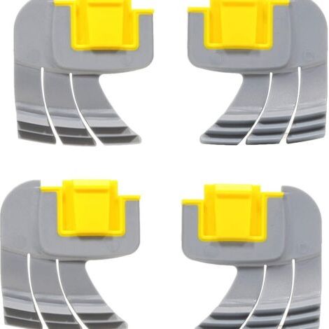 Lot de 4 brosses de récurage cycloniques centrifuges R0714400 pour nettoyeur de piscine Zodiac mx8 mx6 Elite (1/4)