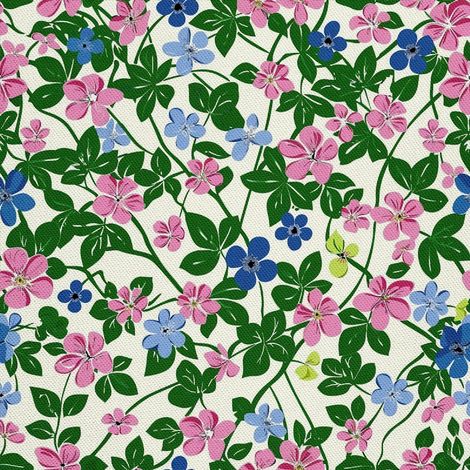 Tela decorativa para exteriores Oxford - Motivo primaveral I DX7656 (1/5)