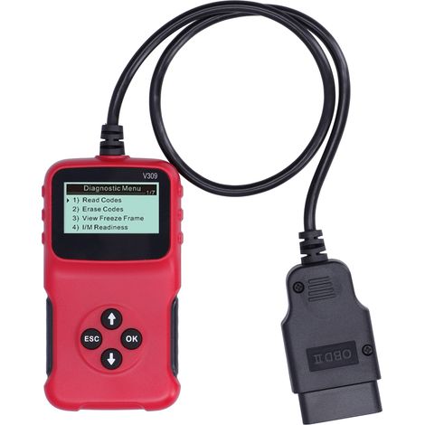 OBD2-Analysegerät, automatische Fehlerlöschung, Diagnosescanner, Motorprüfgerät (1/5)