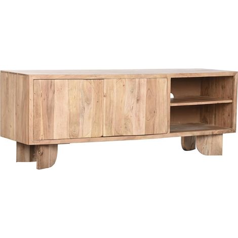 Meuble TV en acacia moderne pour salon élégant - Acacia naturel clair (1/5)