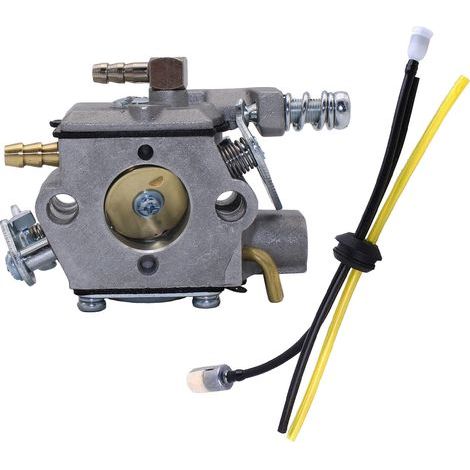 Carburateur WT-820 compatible avec les modèles A021001921 et A021001920 CS400, CS370 et CS400F, kit de conduite de carburant de rechange WT985 et A021001311 (1/5)