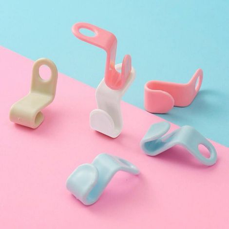 Lot de 10 cintres – Crochets de fixation – Organisateur (1/3)