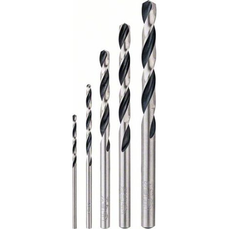 Bosch Accessories 2608577345 2608577345 Kit punte a spirale da metallo 3 mm, 4 mm, 5 mm, 6 mm, 2 mm 1 KIT