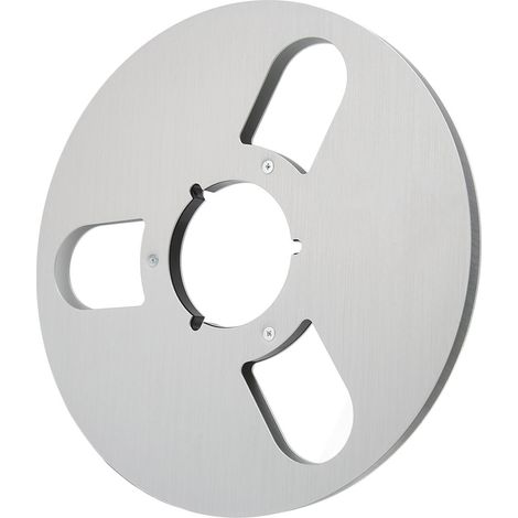 Bobine réceptrice vide 1/4 10,5 pouces à 3 trous en alliage d'aluminium pour magnétophone à bobines Nab (1/4)