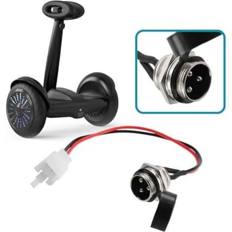 Lot de 2 Ports de Charge pour Scooter électrique Compatibles avec Les Hoverboards Intelligents à équilibrage Automatique 12 V 24 V 36 V Et 48 V (1/3)