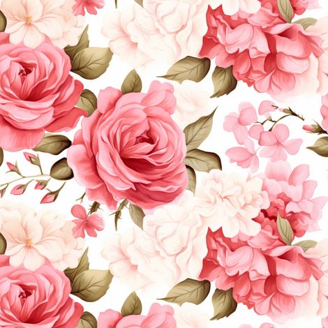Tela decorativa para exteriores Oxford - Estampado floral - DX2119 (1/5)