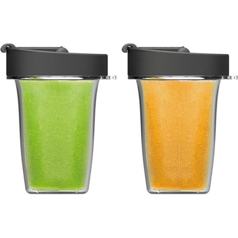 Accessorio cucina Magimix bicchieri ermetici traslucidi 400 ml