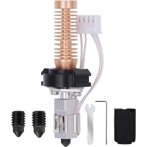 Hotend-Kit für Flashforge Adventurer 5M/5M Pro, schnell austauschbare Hotend-Baugruppe, 0,2/0,4/0,6 mm Düse aus gehärtetem Stahl (1/5)