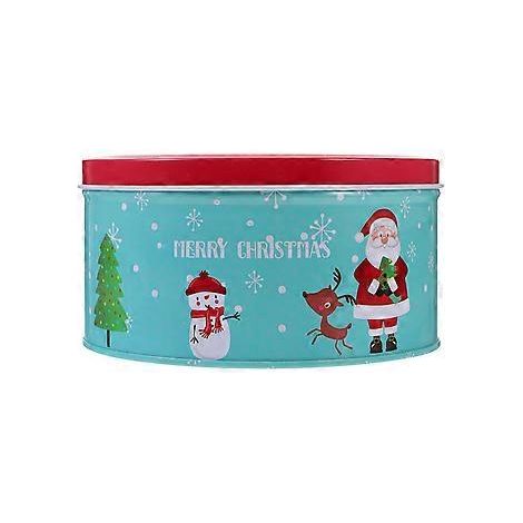 Boîte à biscuits en fer-blanc, boîte d'emballage pour bonbons de Noël, petite boîte à friandises de Noël (Image 4)